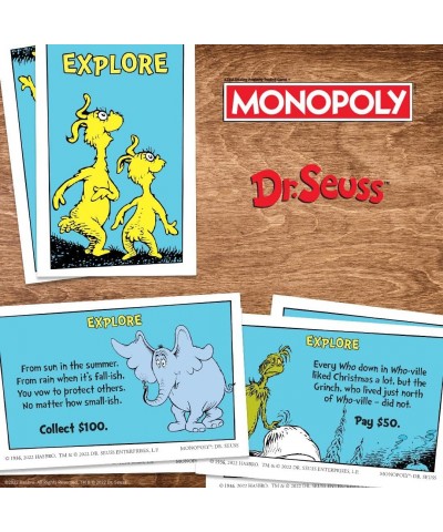 Monopoly: Dr. Seuss | Buy Sell Trade Dr. Seuss Books | Collectible Classic Monopoly Game Featuring Custom Game Board & Artwor...