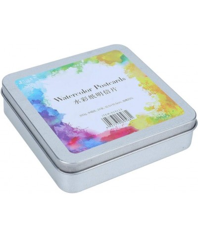 Watercolor Paper Art Paper Watercolor Paper Pad Watercolor Tool Paper Craft Supplies Cold(Square tin Box 24/Sheet) $22.09 Kid...