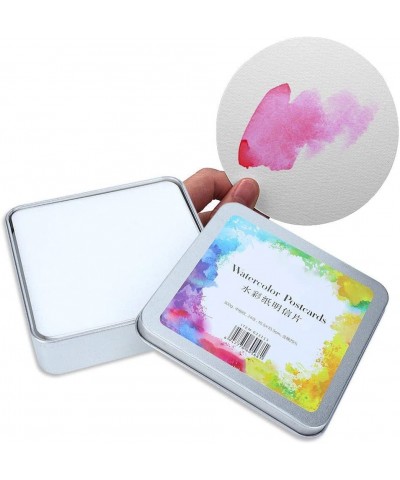 Watercolor Paper Art Paper Watercolor Paper Pad Watercolor Tool Paper Craft Supplies Cold(Square tin Box 24/Sheet) $22.09 Kid...