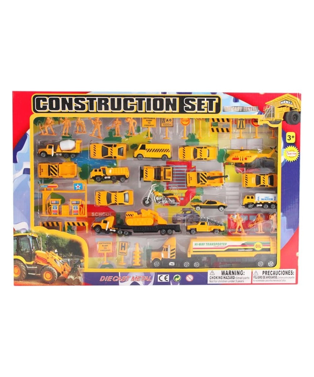 KidPlay 50pc Diecast Cars Urban City Construction Toys Play Set for Kids $51.76 Kids' Play Trucks