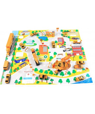 KidPlay 50pc Diecast Cars Urban City Construction Toys Play Set for Kids $51.76 Kids' Play Trucks