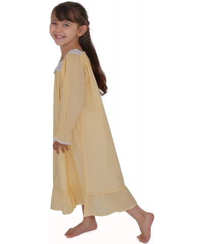 Nightgowns for Girls Cotton Vintage Pajama Dresses for Girl Long Sleeve and Women $51.93 Dolls