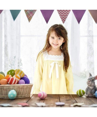 Nightgowns for Girls Cotton Vintage Pajama Dresses for Girl Long Sleeve and Women $51.93 Dolls