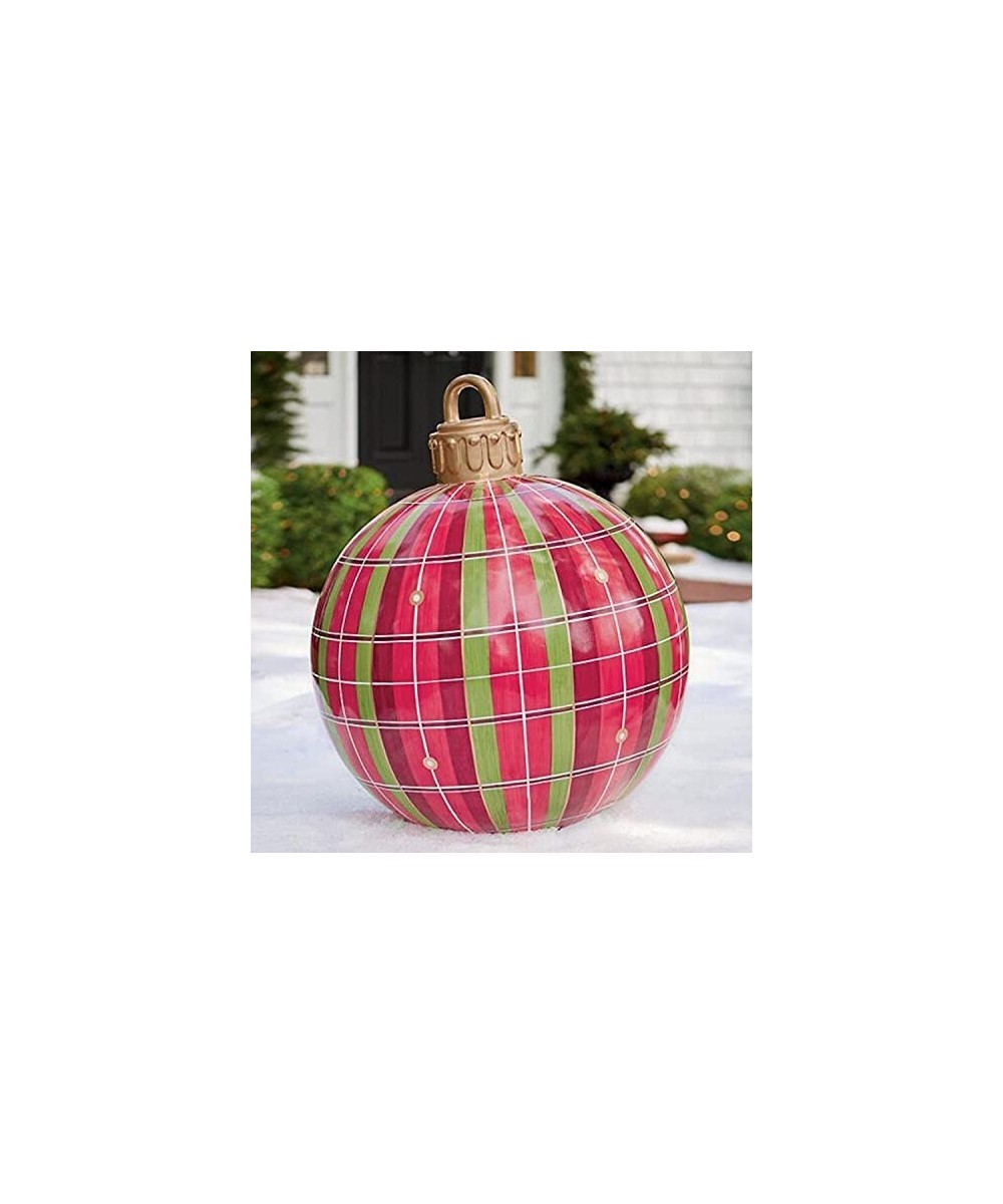 Christmas Ornament Ball Outdoor Fun PVC Inflatable Toy Ball Crafts (Shape : P) $66.46 Children's Outdoor Inflatable Bouncers