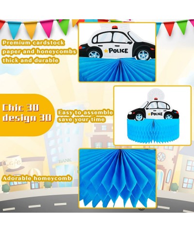 9 Pieces Transportation Honeycomb Centerpieces Transportation 3D Table Decorations Cakes Table Toppers Transportation Signs f...