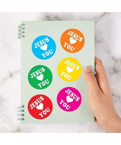 Jesus Loves You Decals Stickers Christian Religious Jesus Stickers for Kids 6 Colors (300 Pieces) $15.47 Kids' Stickers