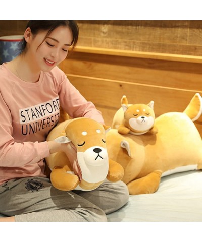 Dog Plush Pillow Soft Cute Shiba Inu Akita Stuffed Animals Toy Gifts Soft Corgi Stuffed Animals Toy Cute Sleeping Puppy Doll ...