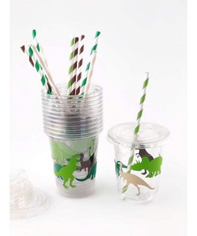 Dinosaur Cups - Set of 12 Dino Birthday Party Supplies for Kids Parties $33.05 Kids' Party Tableware