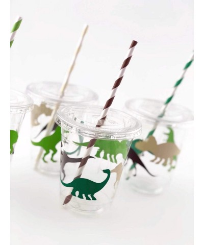 Dinosaur Cups - Set of 12 Dino Birthday Party Supplies for Kids Parties $33.05 Kids' Party Tableware