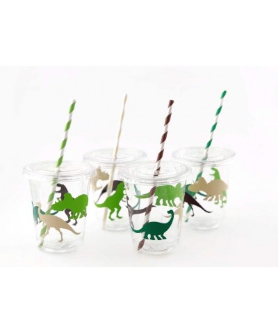 Dinosaur Cups - Set of 12 Dino Birthday Party Supplies for Kids Parties $33.05 Kids' Party Tableware