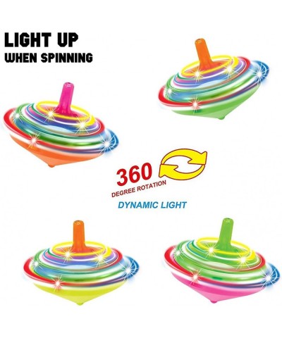 100 Pieces LED Light Up Flashing Mini Spinning Tops with Gyroscope - Kids Novelty Bulk Spin Toys Party Favors Bundle Pack $46...