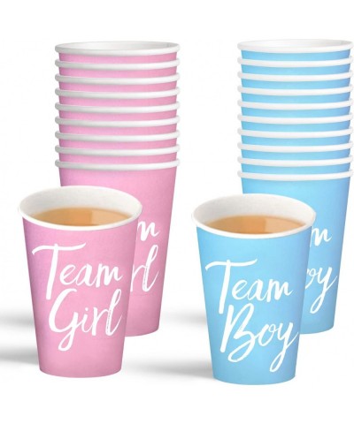 Gender Reveal Party Paper Cups 50Pack Team Boy Team Girl Gender Reveal Cups Gender Reveal Baby Shower Party Decorations Suppl...