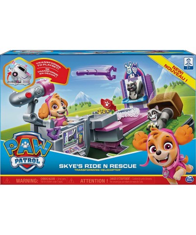 Paw Patrol Skye’s Ride N Rescue 2-in-1 Transforming Playset and Helicopter for Kids Aged 3 and Up $43.11 Play Figure Playsets