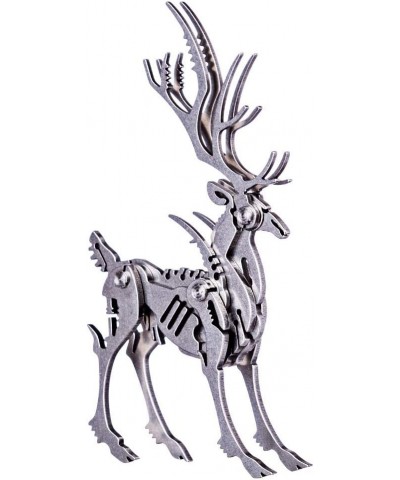 3D Metal Puzzle DIY Assemble Elk Model Kit Detachable Jigsaw Puzzle Brain Teaser Toy Home Decoration Office Desk Ornament $23...