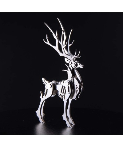 3D Metal Puzzle DIY Assemble Elk Model Kit Detachable Jigsaw Puzzle Brain Teaser Toy Home Decoration Office Desk Ornament $23...