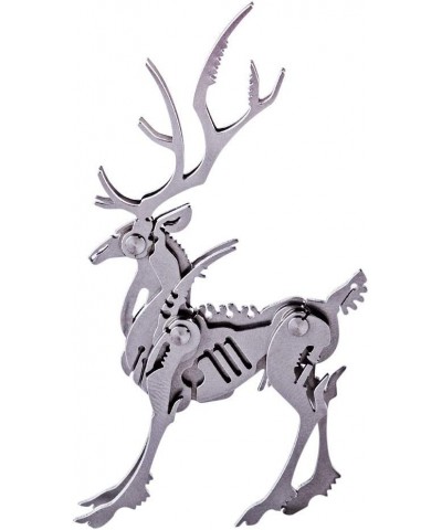 3D Metal Puzzle DIY Assemble Elk Model Kit Detachable Jigsaw Puzzle Brain Teaser Toy Home Decoration Office Desk Ornament $23...