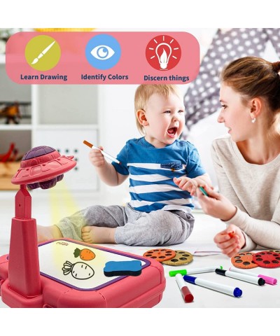 Drawing Projector Table for Kids Handbag Design Painting Drawing Table LED Projector Childrens Toy Educational Early Learning...