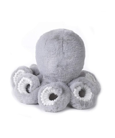 Ocean Blue Plush Gray Octopus Stuffed Animal Toy - Inky $41.55 Stuffed Animals & Teddy Bears