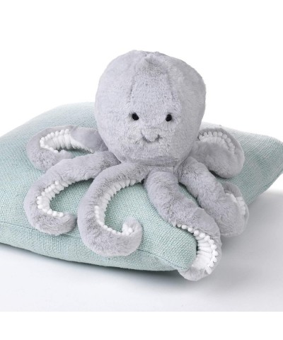 Ocean Blue Plush Gray Octopus Stuffed Animal Toy - Inky $41.55 Stuffed Animals & Teddy Bears