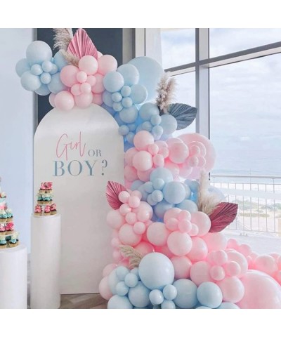 Blue Balloons 110 Pcs Pastel Balloon Garland Different Sizes 5 10 12 18 Inch Light Blue Balloons for Baby Shower Wedding Part...