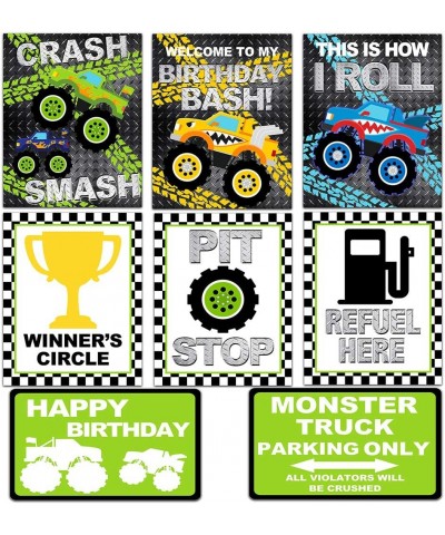 Monster Truck Party Signs Monster Truck Party Decorations Monster Truck Birthday Party Favors Monster Truck Party Supplies $1...