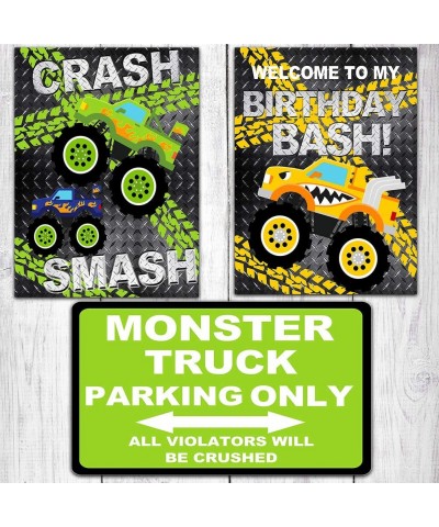 Monster Truck Party Signs Monster Truck Party Decorations Monster Truck Birthday Party Favors Monster Truck Party Supplies $1...