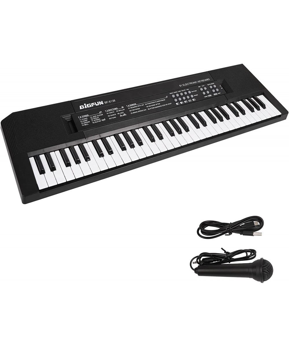 Kids Piano 61 Keys Music Keyboard forKids Portable Piano Keyboard with Microphone Electronic Musical Instruments for Kids Mus...