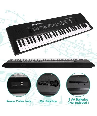 Kids Piano 61 Keys Music Keyboard forKids Portable Piano Keyboard with Microphone Electronic Musical Instruments for Kids Mus...