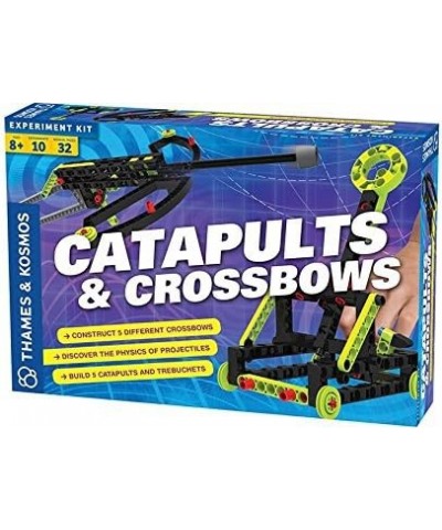 Catapults & Crossbows Science Experiment & Building Kit | 10 Models of Crossbows Catapults & Trebuchets | Explore Lessons In ...