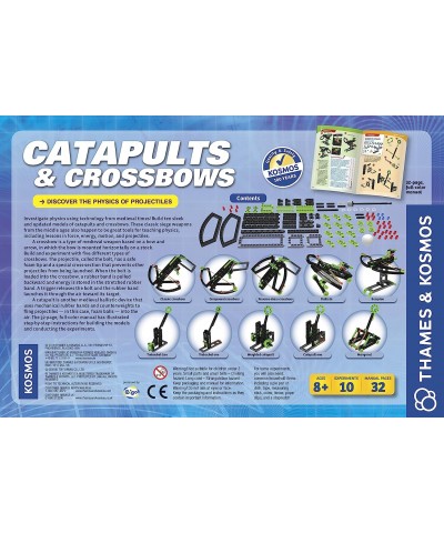 Catapults & Crossbows Science Experiment & Building Kit | 10 Models of Crossbows Catapults & Trebuchets | Explore Lessons In ...