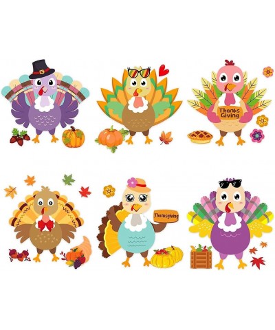 Thanksgiving Stickers for Kids 48PCS Make Your Own Turkey Sticker Sheets Make A Turkey Stickers Party Activities Art Craft Sc...