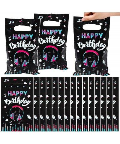 80 Pieces Music Party Bags Music Birthday Goodie Bags Disco Music Treat Bags Music Video Candy Bags for Teens Social Media Th...