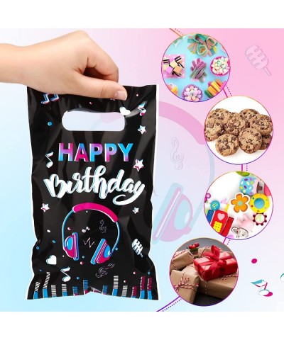 80 Pieces Music Party Bags Music Birthday Goodie Bags Disco Music Treat Bags Music Video Candy Bags for Teens Social Media Th...