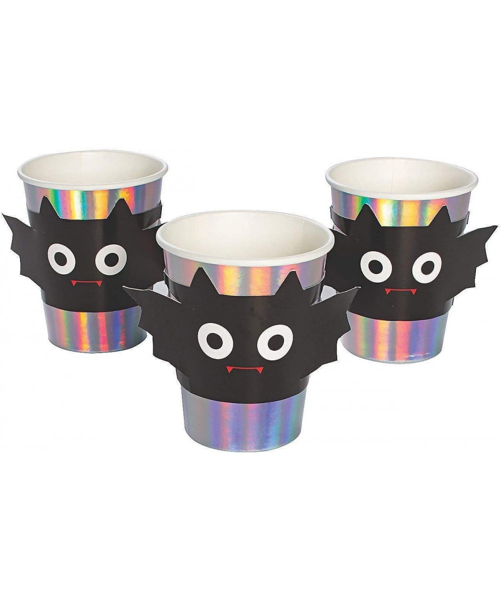 Spooktacular Bat Paper Cups - Party Supplies - 8 Pieces $17.80 Kids' Party Tableware