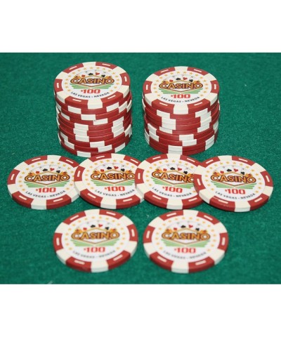 $100 Pro Vegas Casino ChipsSuper Poker Chip 11.5 Grams (QTY: 25) $16.57 Casino Equipment