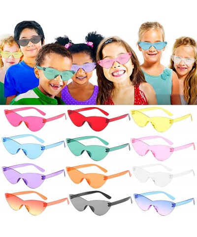 Party Glasses 12 Pack Sunglasses Bulk Party Glasses for Adults Cute Cat Eye Sunglasses for Kids - Party Favors for Birthday G...