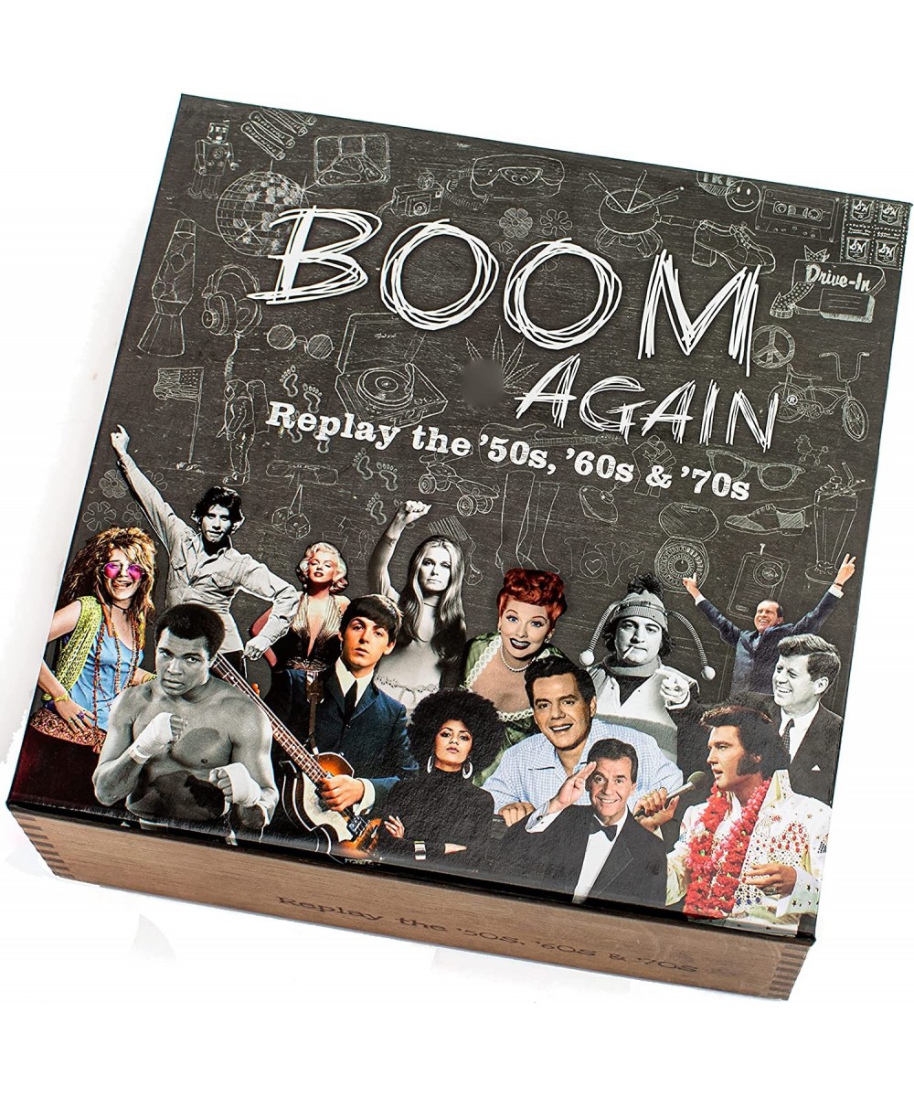 Board Game | '50s '60s and '70s Pop Culture & Music Trivia Game | Best Party Game for Baby Boomers & Seniors for Friends Pare...