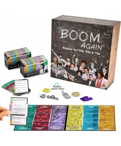 Board Game | '50s '60s and '70s Pop Culture & Music Trivia Game | Best Party Game for Baby Boomers & Seniors for Friends Pare...