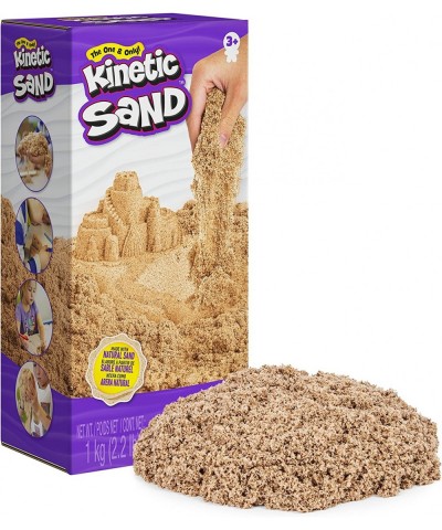 Kinetic Sand 1kg (2.2lb) of All-Natural Brown Sensory Toys Play Sand for Mixing Molding and Creating $21.32 Kids' Drawing & W...