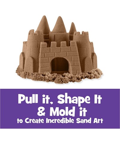 Kinetic Sand 1kg (2.2lb) of All-Natural Brown Sensory Toys Play Sand for Mixing Molding and Creating $21.32 Kids' Drawing & W...