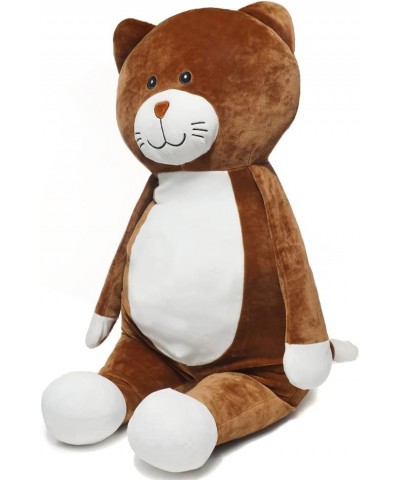 Cat Stuffed Animals Plush - 30.7 Inches Height Cute Cat Plush Pillow Toy Gifts for Kids Girl Boy and Friends Brown $66.74 Stu...