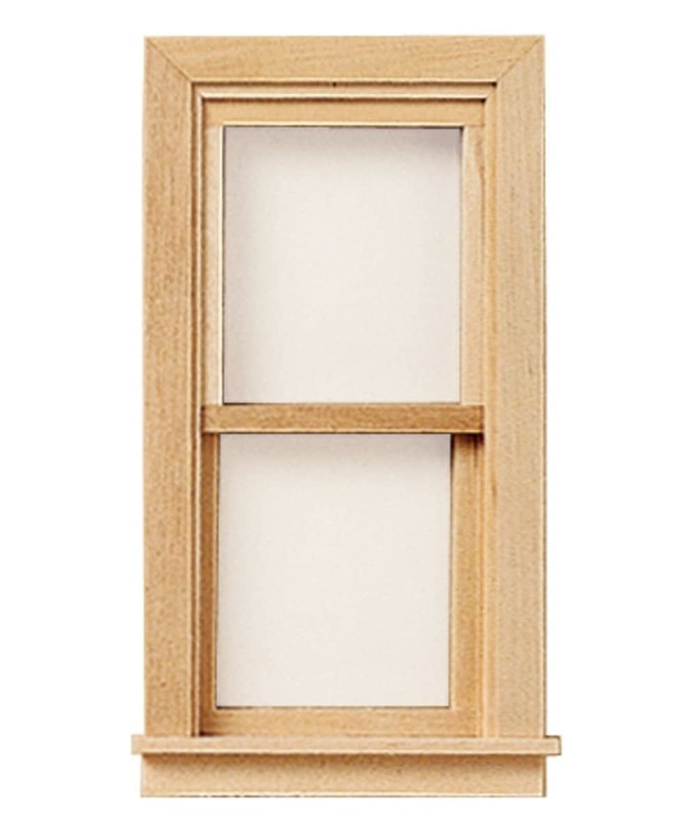 Dollhouse Miniature Half Scale Non-Working Traditional Window by Houseworks $29.41 Dollhouse Accessories