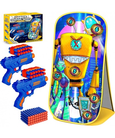 Shooting Game Toy for Age 5 6 7 8 9 10+ Years Old Kids Boys - 2pk Foam Bullets Toy Guns & Shooting Target Compatible with Ner...