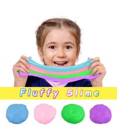 Fluffy Slime - 6 OZ Jumbo Fluffy Floam Slime Stress Relief Toy Scented Sludge Toy for Kids and Adults Super Soft and Non-stic...