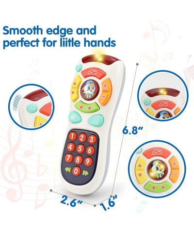 Baby TV Remote Control Toys with Light Music Learning Remote Toys for Baby Toddlers Infants Kids Boys or Girls Birthday Gifts...