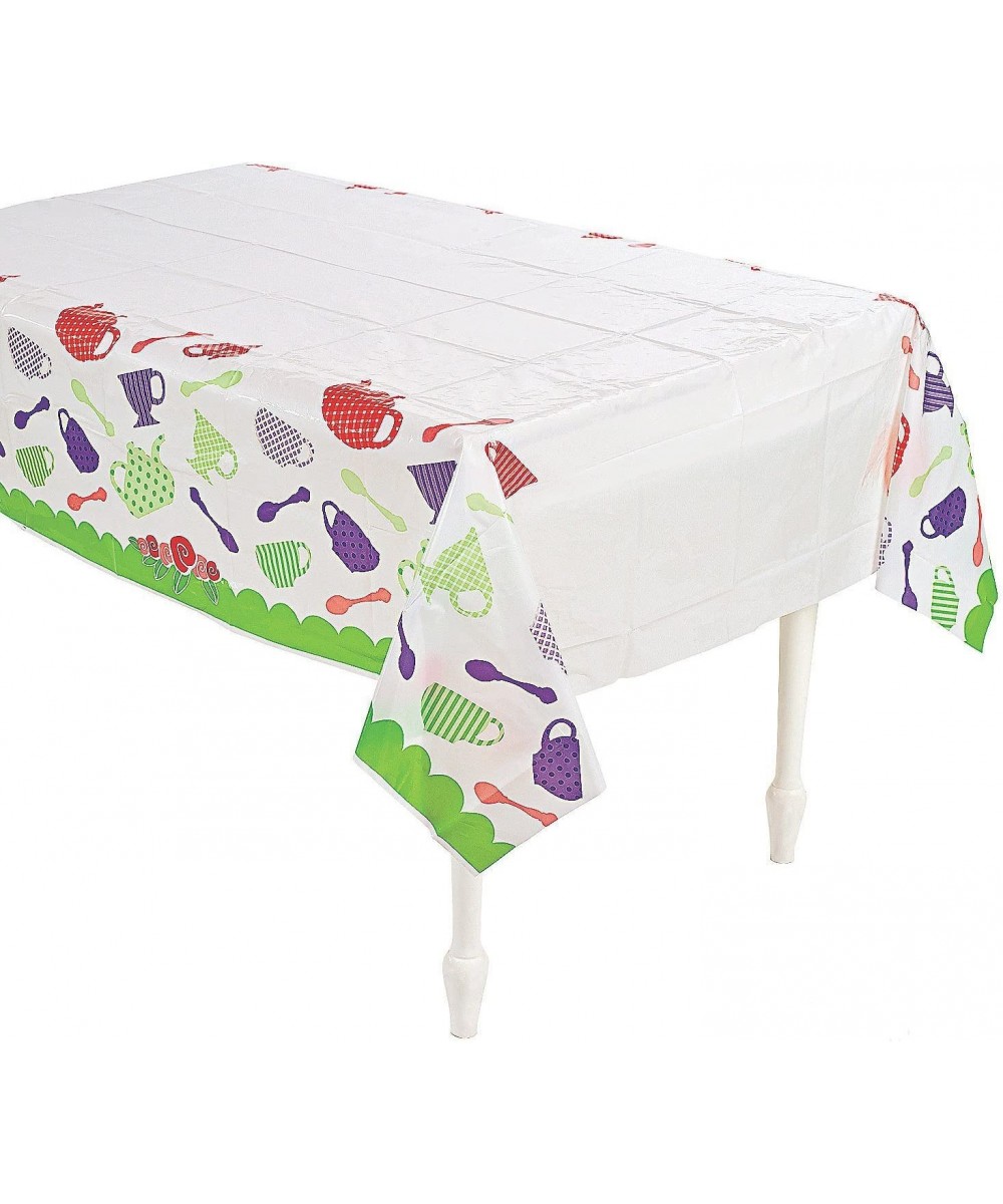 Tea Party Table Cover $15.57 Kids' Party Tablecovers