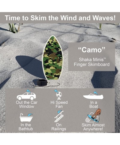 Finger Skimboard | Finger Surfboard - Skim and Surf The Wind Waves and Almost Anywhere (Camo) $23.18 Finger Toys