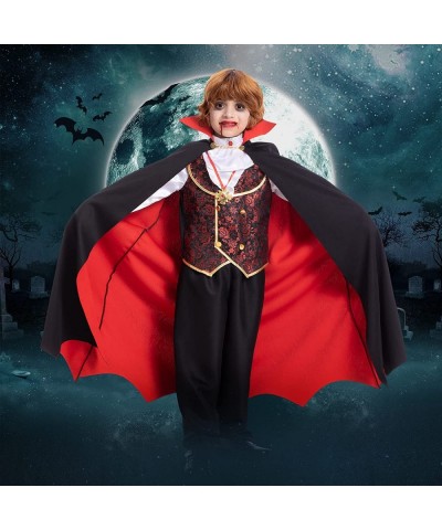 Vampire Costume for Boys Scary Halloween Party Vampire Teeth Cosmetic Kit Included $49.89 Kids' Costumes