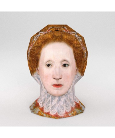 Elizabeth I of England - Paper Craft Model 3D Assembly Puzzle Home Décor Educational Birthday Gift $22.45 3-D Puzzles