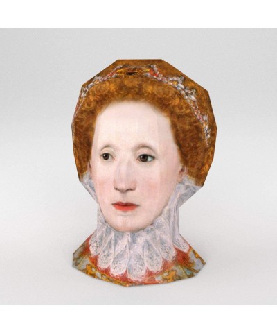 Elizabeth I of England - Paper Craft Model 3D Assembly Puzzle Home Décor Educational Birthday Gift $22.45 3-D Puzzles